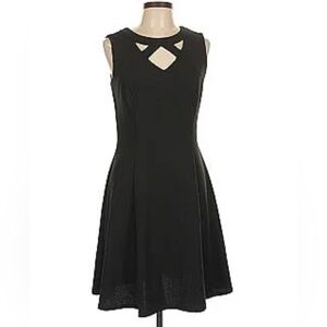 ALYXdress - Black Fit & Flare Dress with Cut Out Design - Size 4